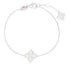18kt white gold Princess Flower diamond bracelet